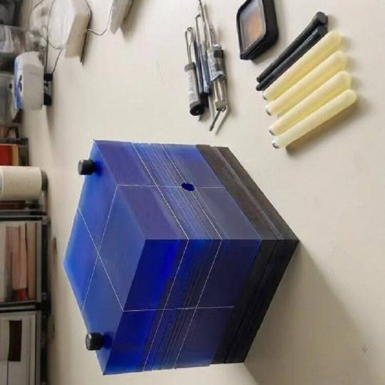 蓝色固体水模体